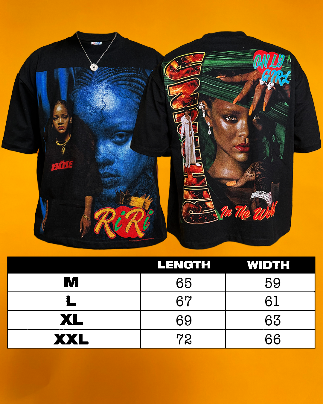 RIHANNA RAP T-SHIRT